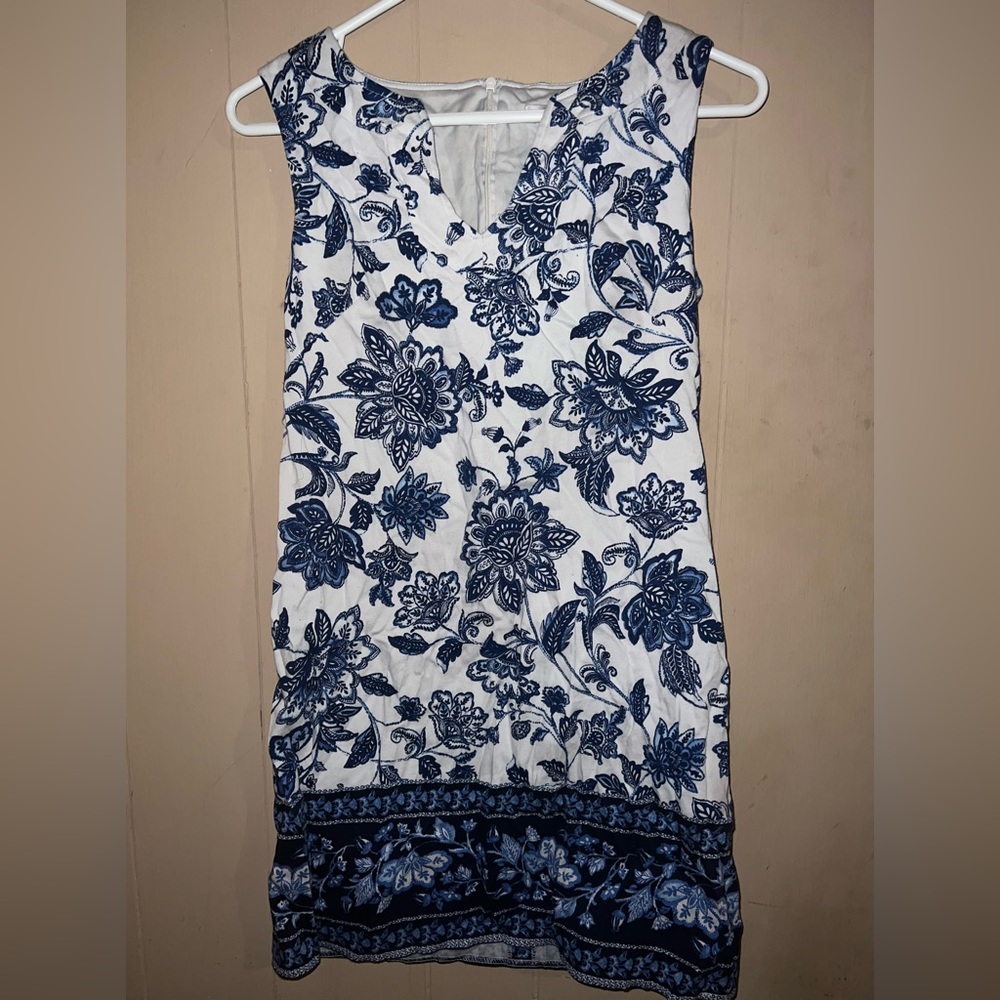 London Times tank top floral print dress